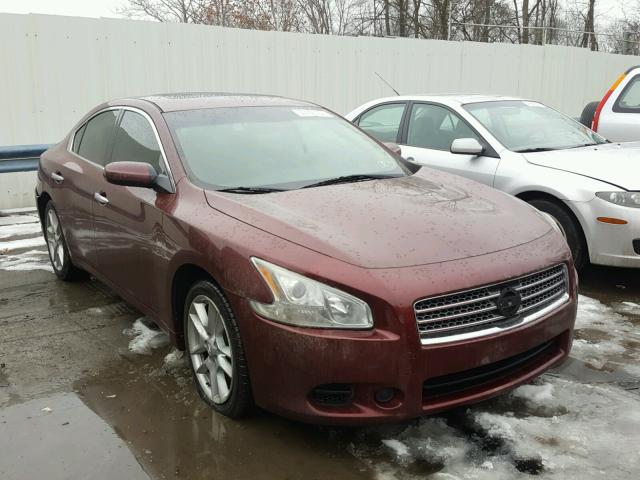 1N4AA5AP3AC850415 - 2010 NISSAN MAXIMA S MAROON photo 1