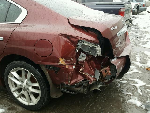 1N4AA5AP3AC850415 - 2010 NISSAN MAXIMA S كستنائي صورة 9