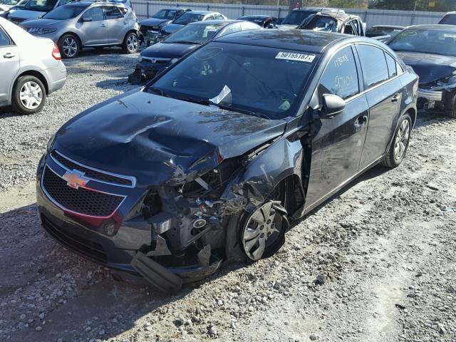 1G1PA5SH3E7461258 - 2014 CHEVROLET CRUZE LS BLACK photo 2