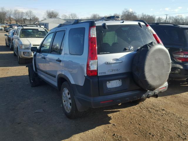 SHSRD77895U311718 - 2005 HONDA CR-V EX SILVER photo 3