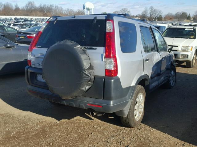 SHSRD77895U311718 - 2005 HONDA CR-V EX SILVER photo 4