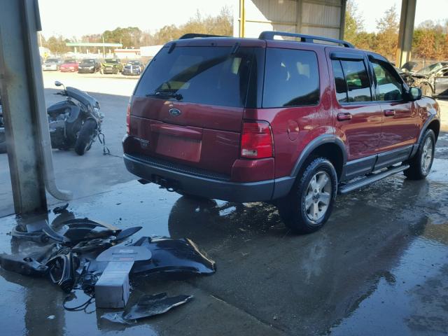 1FMZU73KX3UB77469 - 2003 FORD EXPLORER X BURGUNDY photo 4