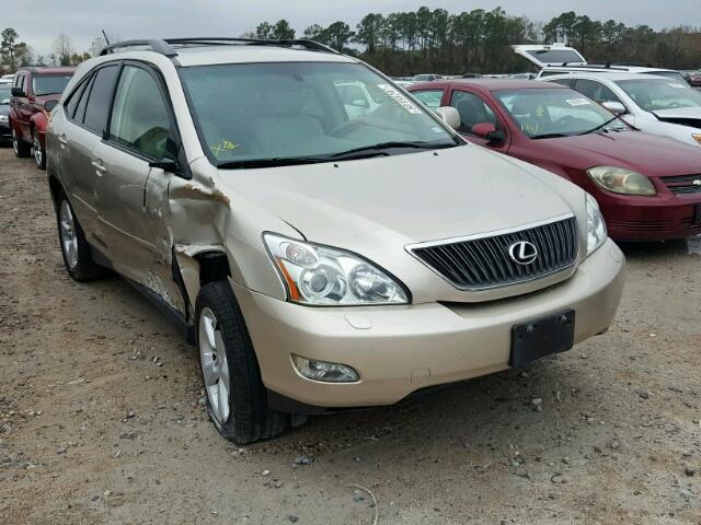 JTJGK31U970001862 - 2007 LEXUS RX 350 GOLD photo 1