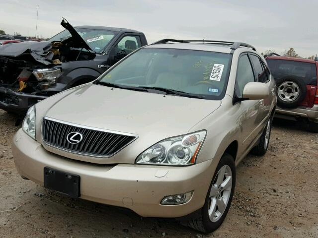 JTJGK31U970001862 - 2007 LEXUS RX 350 GOLD photo 2