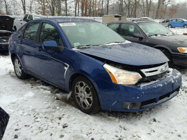 1FAHP35N18W173643 - 2008 FORD FOCUS SE BLUE photo 1