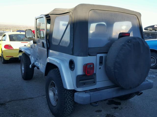 1J4FA39S45P369420 - 2005 JEEP WRANGLER X SILVER photo 3