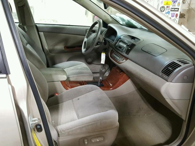 4T1BE30KX6U125775 - 2006 TOYOTA CAMRY LE ოქროსფერი ფოტო 5