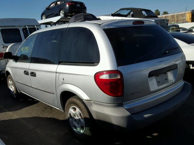 1D4GP25323B272635 - 2003 DODGE CARAVAN SE SILVER photo 3