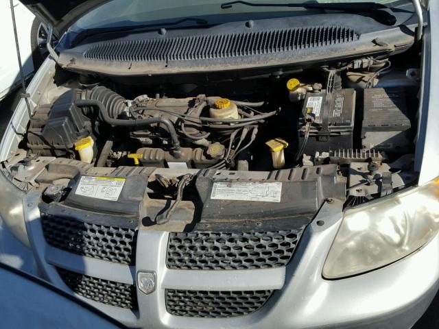 1D4GP25323B272635 - 2003 DODGE CARAVAN SE SILVER photo 7