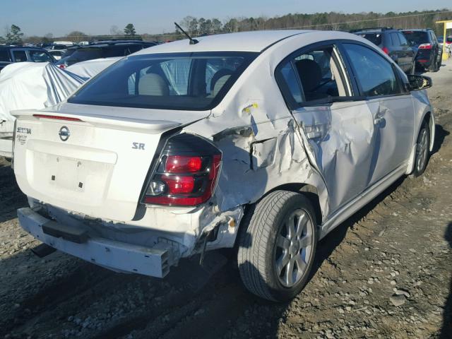 3N1AB6AP6CL778164 - 2012 NISSAN SENTRA 2.0 WHITE photo 4