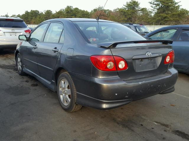 2T1BR32E97C757519 - 2007 TOYOTA COROLLA CE GRAY photo 3