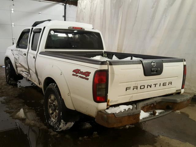 1N6ED29Y14C425470 - 2004 NISSAN FRONTIER C WHITE photo 3