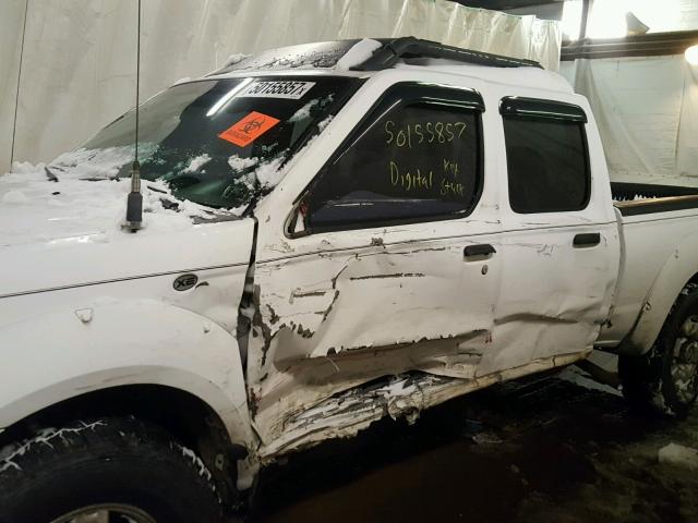 1N6ED29Y14C425470 - 2004 NISSAN FRONTIER C WHITE photo 9