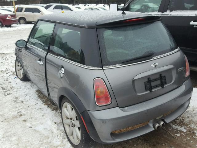 WMWRE33454TD87674 - 2004 MINI COOPER S SILVER photo 3