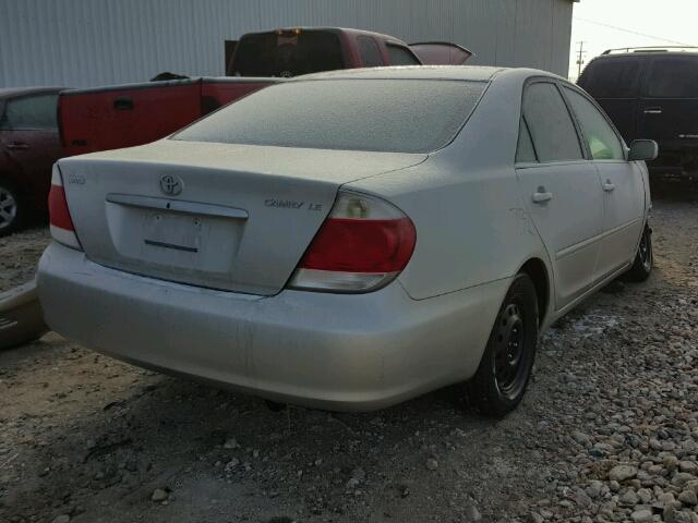 4T1BE32K16U735464 - 2006 TOYOTA CAMRY LE SILVER photo 4