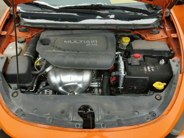 1C3CDFBB0ED794649 - 2014 DODGE DART SXT ORANGE photo 7