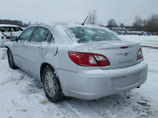 1C3LC56KX7N531539 - 2007 CHRYSLER SEBRING TO SILVER photo 3