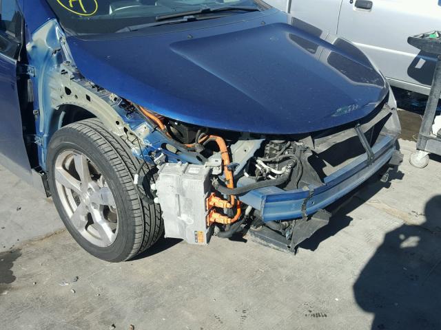 1G1RA6E42DU114933 - 2013 CHEVROLET VOLT BLUE photo 9