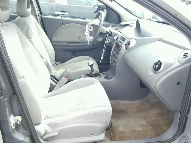 1G8AK55F36Z146996 - 2006 SATURN ION LEVEL SILVER photo 5