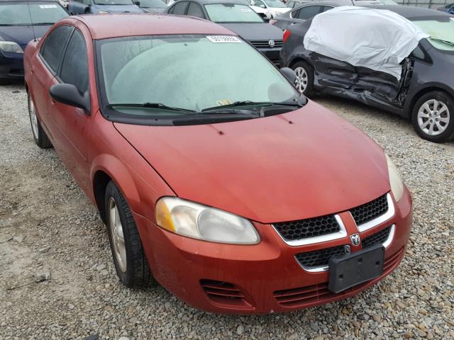 1B3EL46R56N218832 - 2006 DODGE STRATUS SX RED photo 1