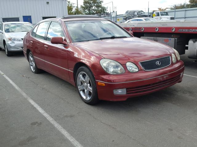 JT8BH68X0X0020554 - 1999 LEXUS GS 400 RED photo 1