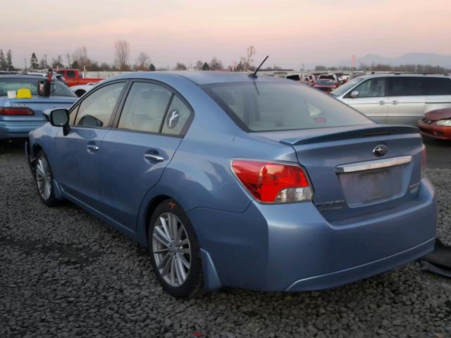 JF1GJAH68CH014153 - 2012 SUBARU IMPREZA LI BLUE photo 3