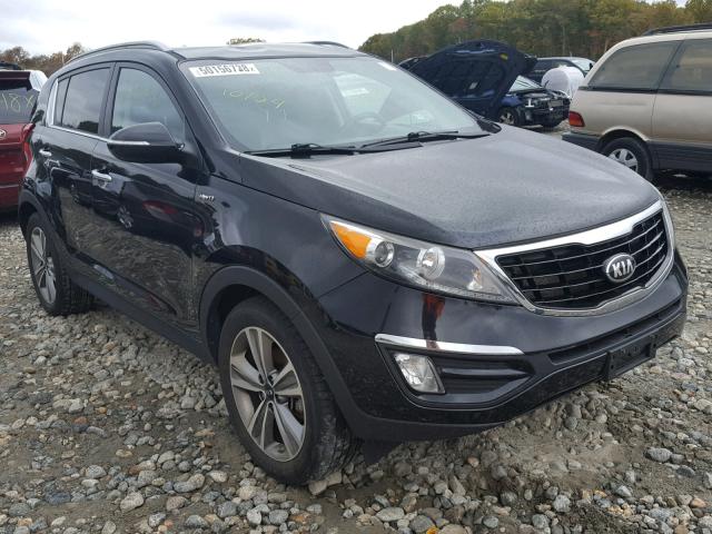 KNDPCCA66E7658706 - 2014 KIA SPORTAGE S BLACK photo 1