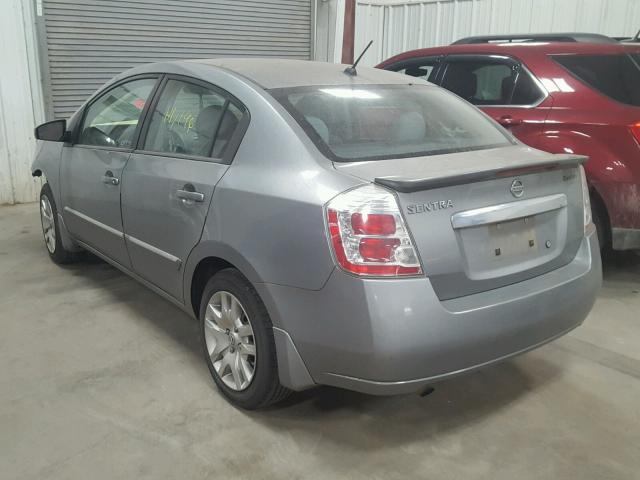 3N1AB6AP9BL607259 - 2011 NISSAN SENTRA 2.0 GRAY photo 3