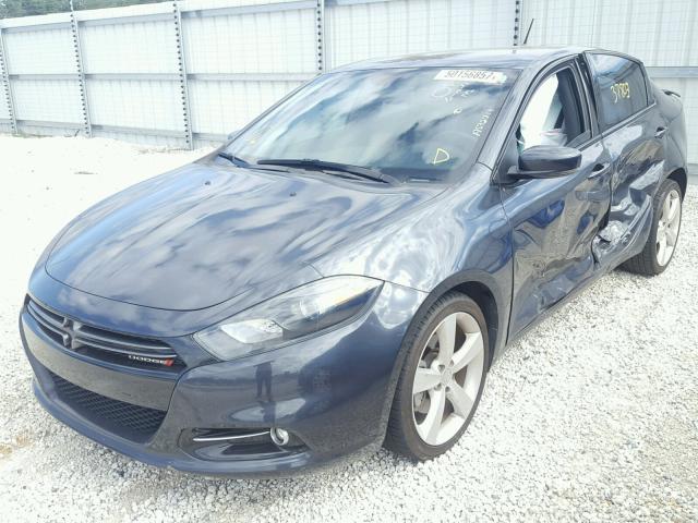 1C3CDFEB5ED759259 - 2014 DODGE DART GT GRAY photo 2