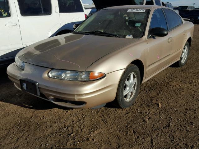 1G3NL52F54C186358 - 2004 OLDSMOBILE ALERO GL TAN photo 2