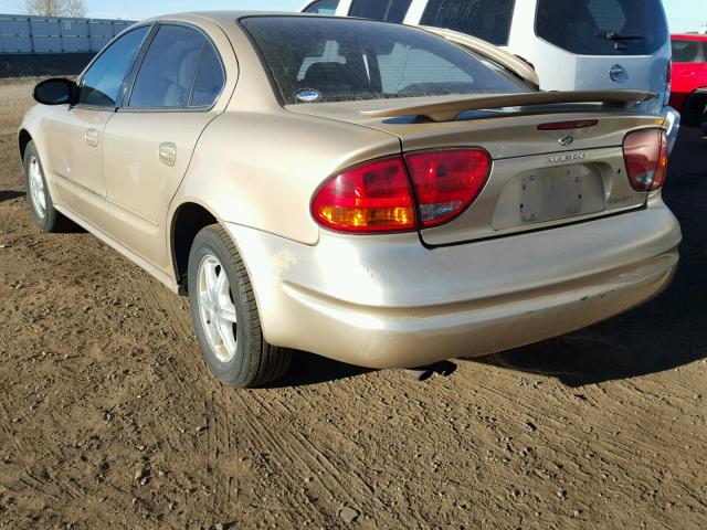 1G3NL52F54C186358 - 2004 OLDSMOBILE ALERO GL TAN photo 3