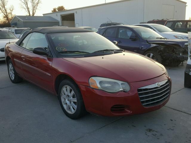 1C3EL75R75N652609 - 2005 CHRYSLER SEBRING GT RED photo 1