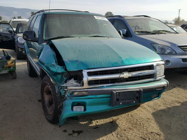 1GNCS13W8S2145735 - 1995 CHEVROLET BLAZER TEAL photo 1