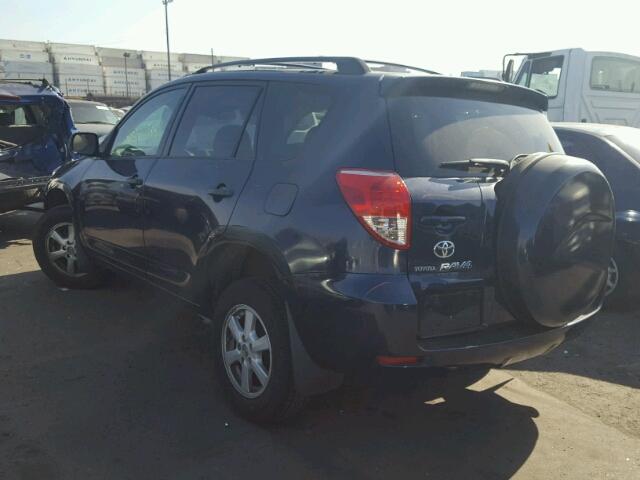 JTMZD33V875064594 - 2007 TOYOTA RAV4 BLUE photo 3