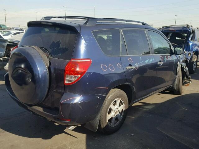 JTMZD33V875064594 - 2007 TOYOTA RAV4 BLUE photo 4