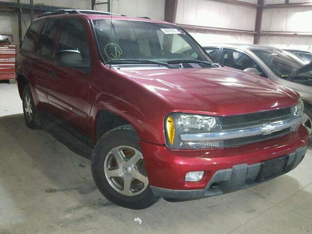 1GNDT13S832205187 - 2003 CHEVROLET TRAILBLAZE RED photo 1