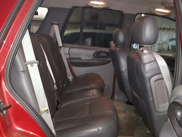 1GNDT13S832205187 - 2003 CHEVROLET TRAILBLAZE RED photo 6