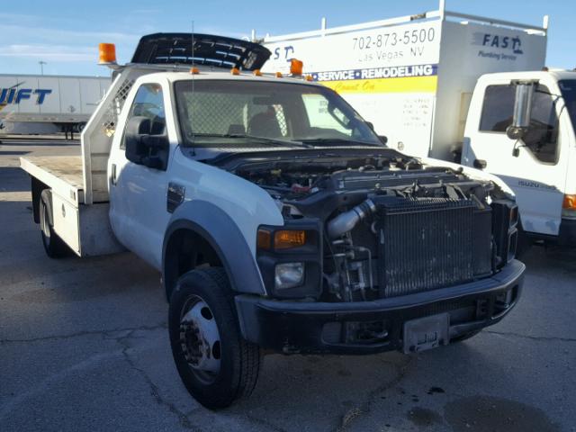 1FDGF46R09EB22153 - 2009 FORD F450 SUPER WHITE photo 1