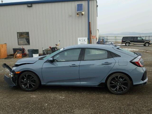 SHHFK7H46JU400439 - 2018 HONDA CIVIC SPOR BLUE photo 9