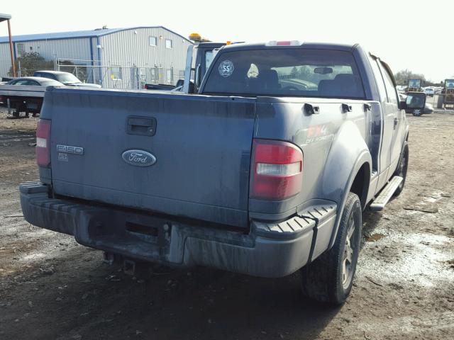 1FTPX04554KD78681 - 2004 FORD F150 BLUE photo 4