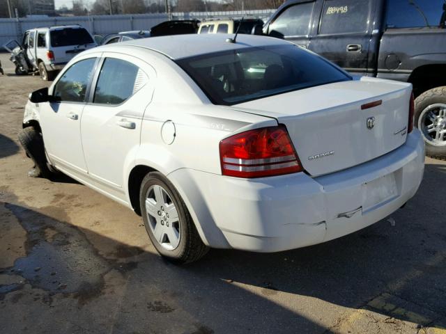 1B3CC4FB7AN195881 - 2010 DODGE AVENGER SX WHITE photo 3