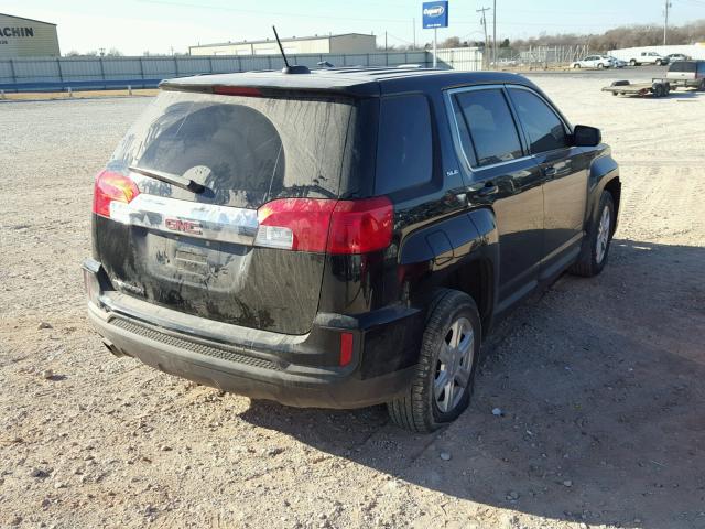 2GKALMEK2G6314784 - 2016 GMC TERRAIN SL BLACK photo 4