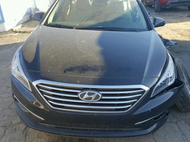 5NPE24AF0GH271891 - 2016 HYUNDAI SONATA SE BLACK photo 7