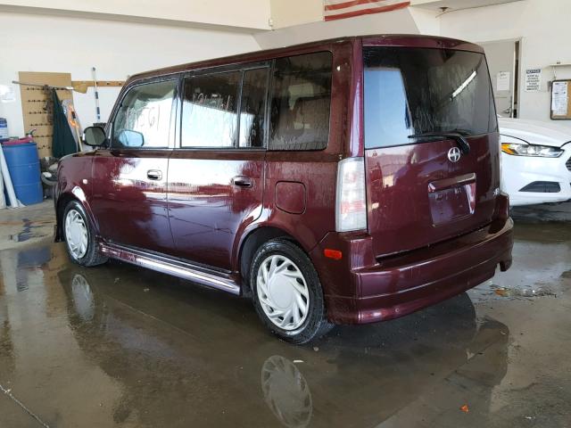 JTLKT324650194126 - 2005 TOYOTA SCION XB იასამნისფერი ფოტო 3