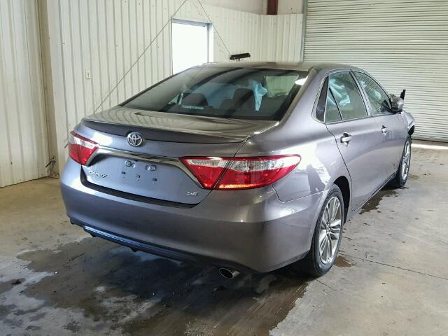 4T1BF1FK3FU080980 - 2015 TOYOTA CAMRY LE GRAY photo 4