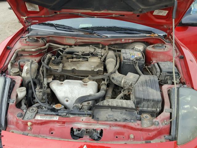 4A3AC34G82E070000 - 2002 MITSUBISHI ECLIPSE RS RED photo 7