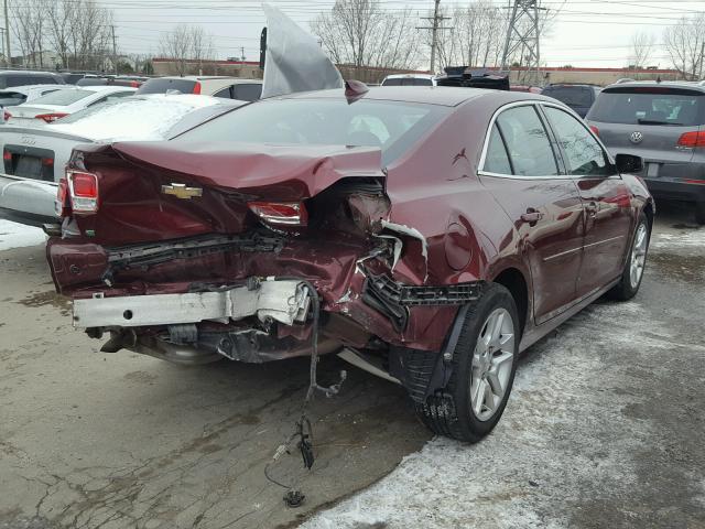 1G11C5SLXFF117003 - 2015 CHEVROLET MALIBU 1LT MAROON photo 4