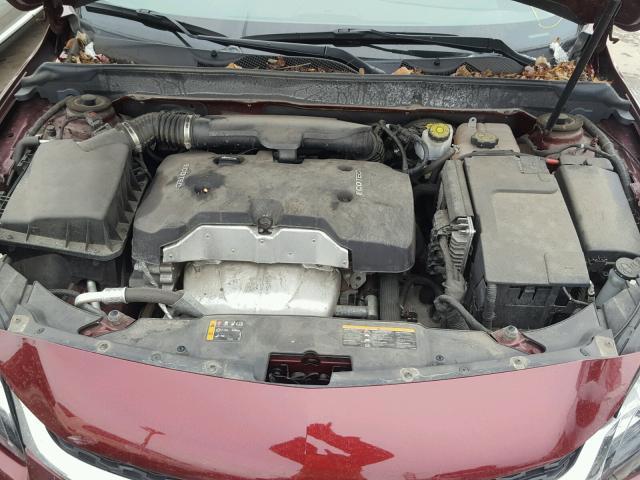 1G11C5SLXFF117003 - 2015 CHEVROLET MALIBU 1LT 栗色 照片 7