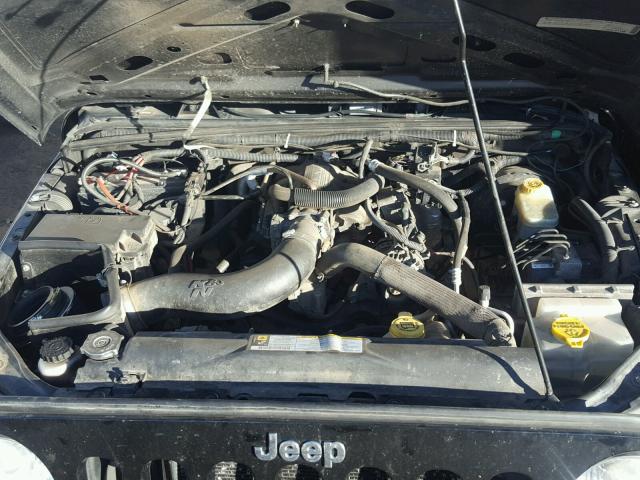 1J4AA2D10AL141354 - 2010 JEEP WRANGLER S BLACK photo 7