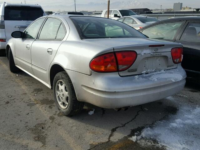 1G3NL52F43C292184 - 2003 OLDSMOBILE ALERO GL SILVER photo 3